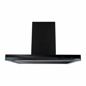 CAMPANA DE COCINA DE ISLA 120 CM NEGRO CON SENSOR DE MOVIMIENTO