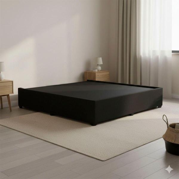 BASE CAMA QUEEN SIZE DICASA NEGRO