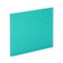 LAMINA DE POLICARBONATO CELULAR COLOR VERDE 1.83X6.1 ESPESOR 6MM GARANTIA 10 AÑOS