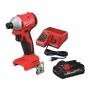 ATORNILLADOR DE IMPACTO HEXAGONAL BRUSHLESS M18 Y KIT DE ARRANQUE DE BATERIA Y CARGADOR DE 3 AMP