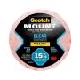 Cinta de Montaje Doble Cara Scotch Mount Transparente Mega Rollo, 1 pieza
