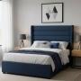 CABECERA QUEEN SIZE DICASA POLAR COLOR AZUL