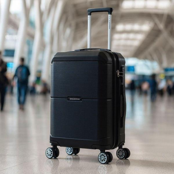 MALETA DE MANO VIAJE RIGIDA CON RUEDAS 10 KG COLOR NEGRO