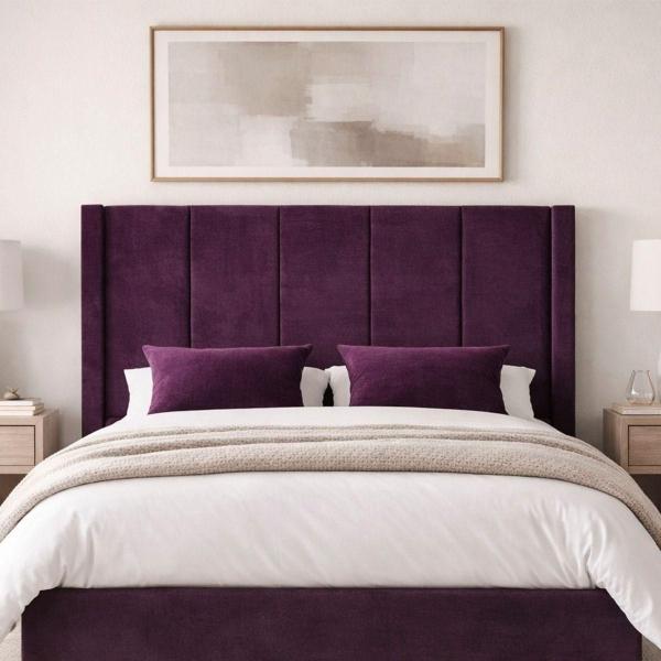 CABECERA KING SIZE DICASA NIZZA COLOR MORADO