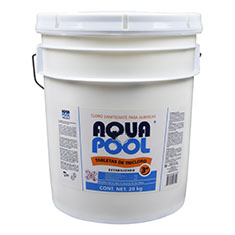 aqua pool tabletas de tricloro 20 kg aqua pool