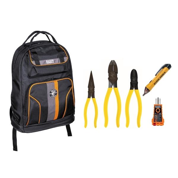 COMBO ELECTRICISTA DE 6 PIEZAS BACKPACK + 5 HERRAMIENTAS