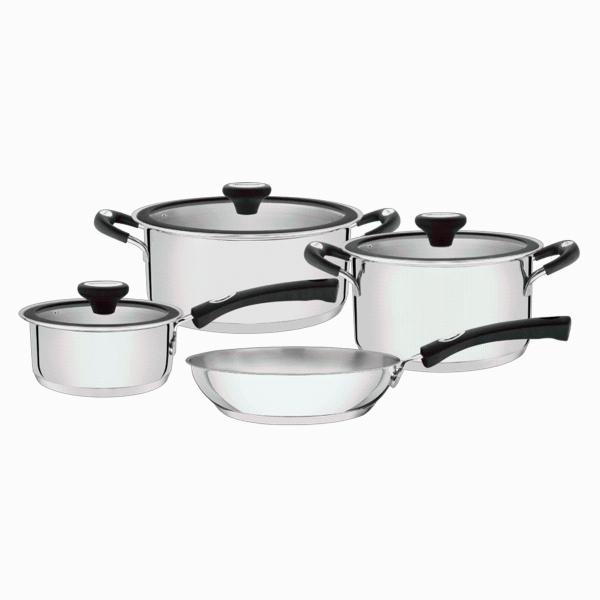 Bateria de Cocina Tramontina Solar Silicone, 7pzs.