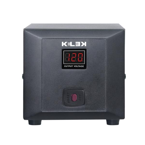 REGULADOR DE VOLTAJE DE 1500W COMPACTO 1 CONTACTO NEGRO