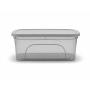 CAJA ZAPATERA GRIS CLARIFICADA CON TAPA