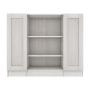 ORGANIZADOR 2 PUERTAS CON ENTREPAÑOS BLANCO TEXTURIZADO