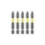 JUEGO DE PUNTAS DE IMPACTO PHILLIPS PH2 2 PULGADAS 5 PIEZAS