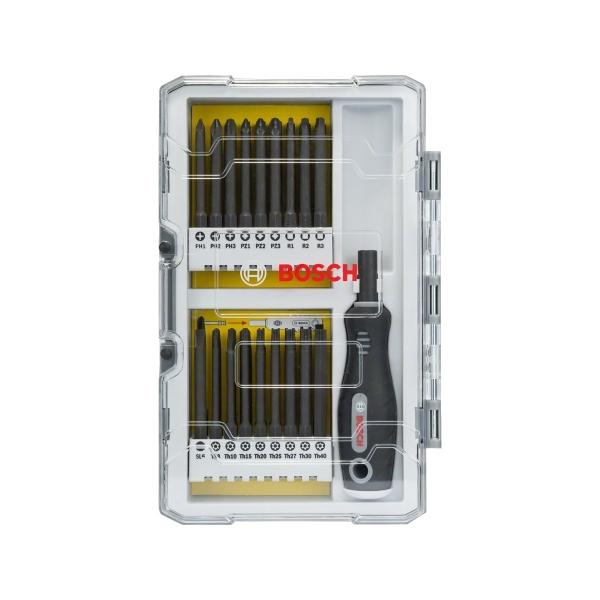 SET DE PUNTAS Y ATORNILLADOR MANUAL BOSCH 37 PIEZAS