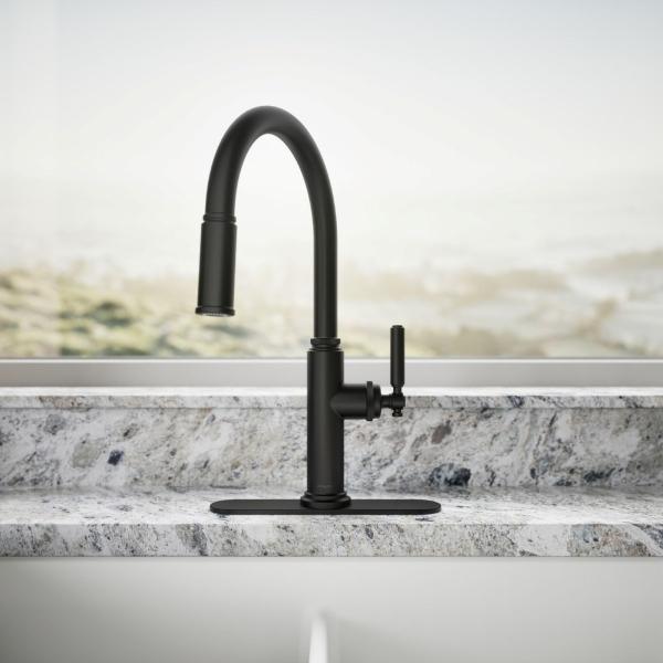 LLAVE PARA COCINA REVOLV NEGO MATE