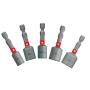 SET LLAVE TUERCA MAGNÉTICA DIABLO 1/4" 5 PIEZAS