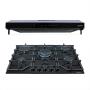 COMBO PARRILLA Y CAMPANA SUPRA 76 CM ENZO CRIST NEGRO