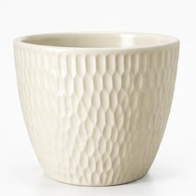 MACETA DENVER 6" BLANCA