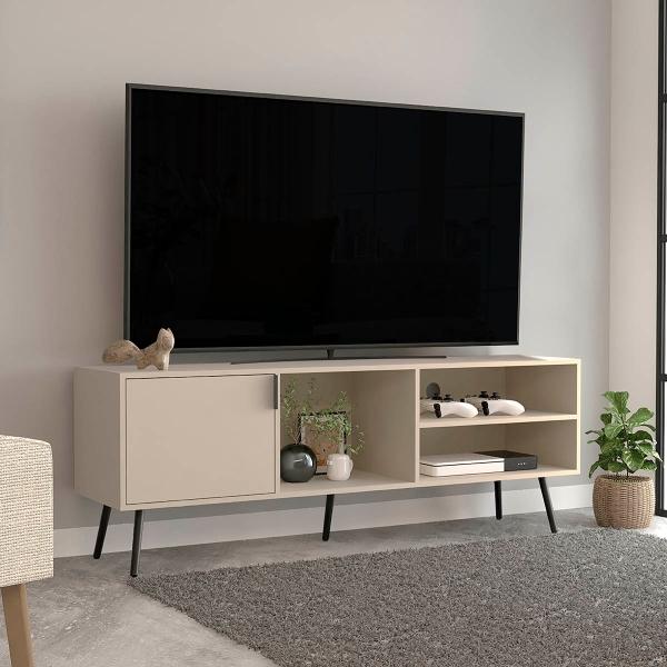 MESA PARA TV VULANNO CAPRI CON UNA PUERTA ABATIBLE 70".