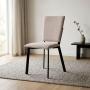 SILLA DE COMEDOR TAPIZADA LUXEN COLOR BEIGE