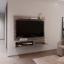 ANEL DE TV ASCHER MILAN Y WENGUE CON ESPACIO PARA TELEVISOR DE HASTA 70 PULGADAS.