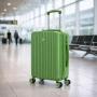 MALETA DE MANO RÍGIDA EXPANDIBLE 10KG | CON RUEDAS 360° Y FORRO IMPERMEABLE, VERDE.