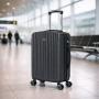 MALETA DE MANO RÍGIDA EXPANDIBLE 10KG | CON RUEDAS 360° Y FORRO IMPERMEABLE, NEGRO