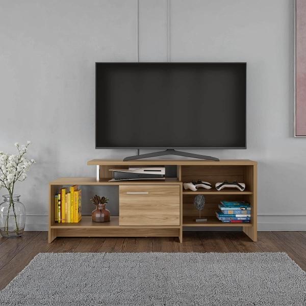 MESA PARA TV EVA CON CAPACIDAD PARA TV DE 49 PULGADAS COLOR FRESNO EUROPEO.