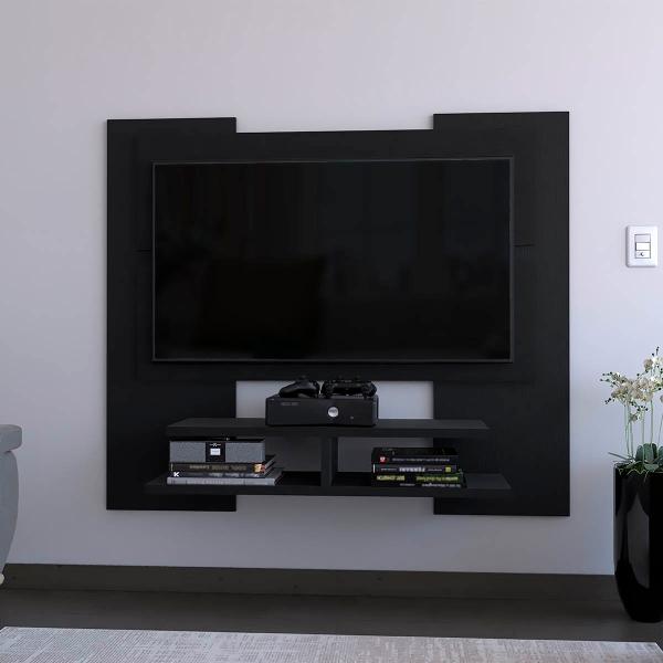 PANEL DE TV ELTON WENGUE CON ESPACIO PARA TELEVISOR DE HASTA 60 PULGADAS.