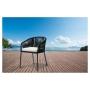 Silla para Exterior Mikonos - Color Negra y Beige