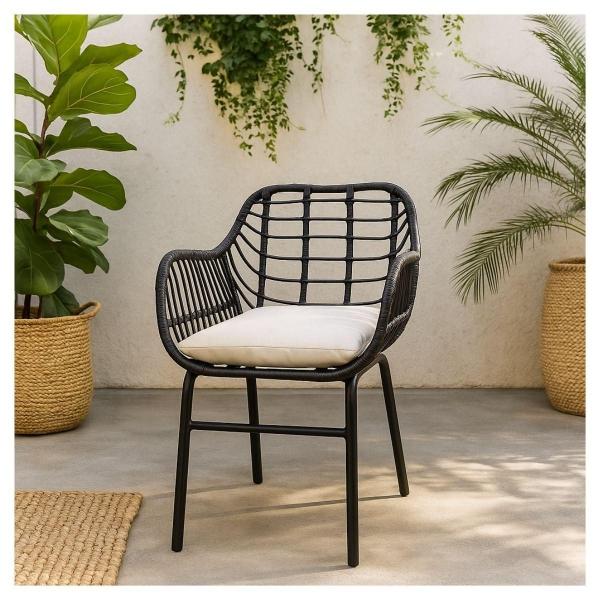 Silla para Exterior Nikosi - Color Negra