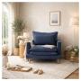 Sillón Individual Eula Color Azul Marino