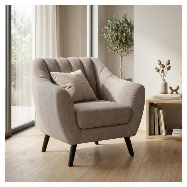 Sillón Individual Doria Color Plata