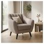 Sillón Individual Doria Color Plata