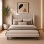 Cama Queen Size Hampton - Color Ivory