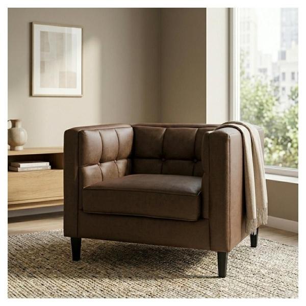 Sillón Individual Madison Color Chocolate