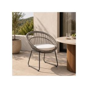 Silla para Exterior Paros - Color Gris