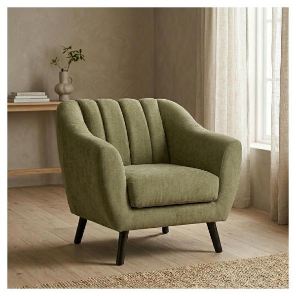 Sillón Individual Doria Color Verde Olivo