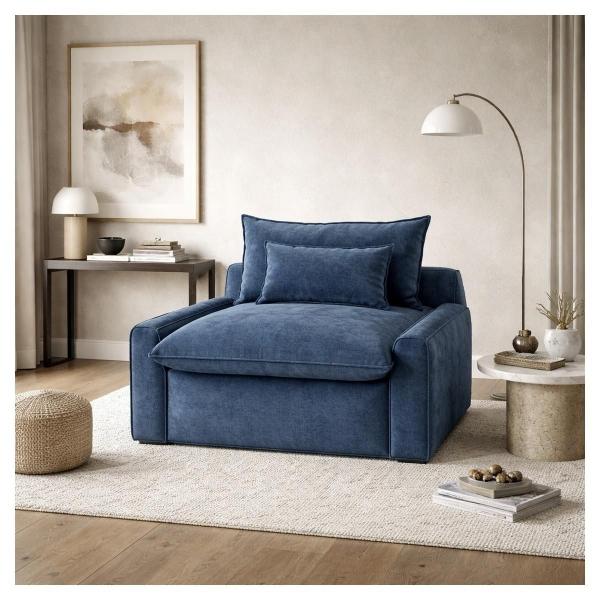 Sillón Individual Pit Color Azul Marino