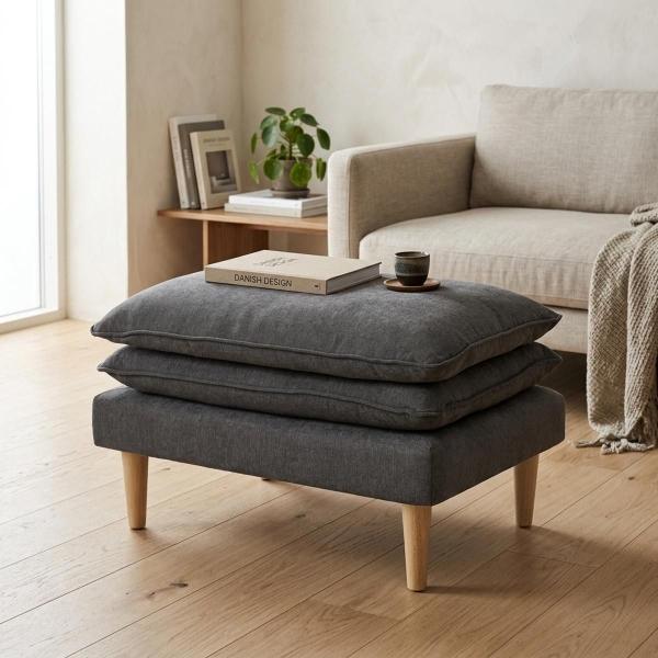 Taburete Eula - Color Gris Oxford