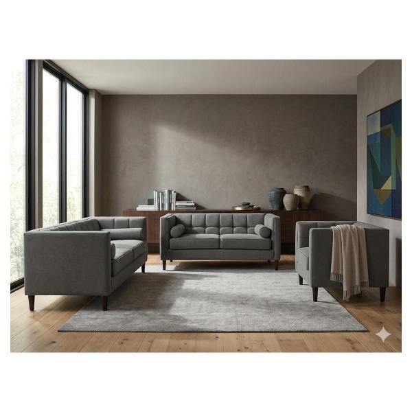 Sala Madison con 3 piezas Color Oxford
