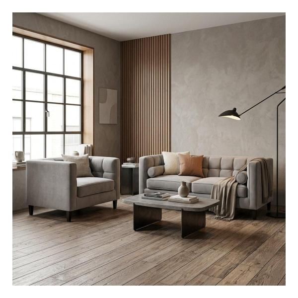 Sala Madison con 2 piezas Color Oxford