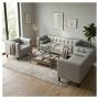 Sala Madison con 3 piezas Color Silver