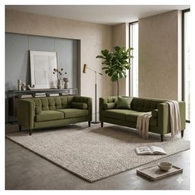 Sala Madison con 2 piezas Color Grass