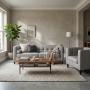 Sala Madison con 2 piezas Color Silver