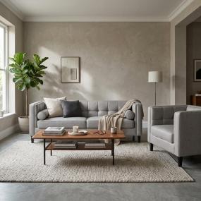 Sala Madison con 2 piezas Color Silver