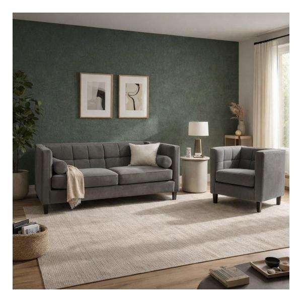 Sala Madison con 2 piezas Color Oxford