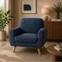 Sillón Individual Grimaldi Color Azul