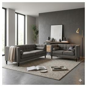 Sala Madison con 2 piezas Color Oxford