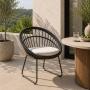 Silla para Exterior Paros - Color Negra
