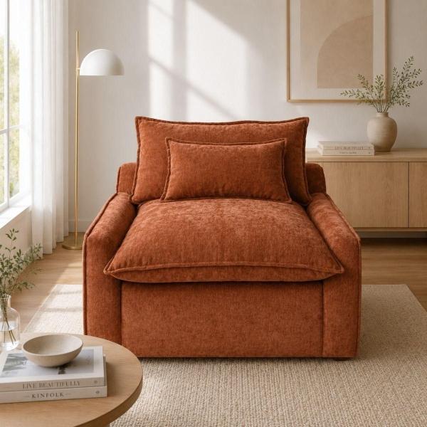 Sillón Individual Pit Color Terracota