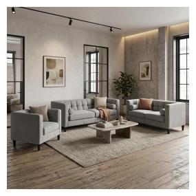 Sala Madison con 3 piezas Color Oxford
